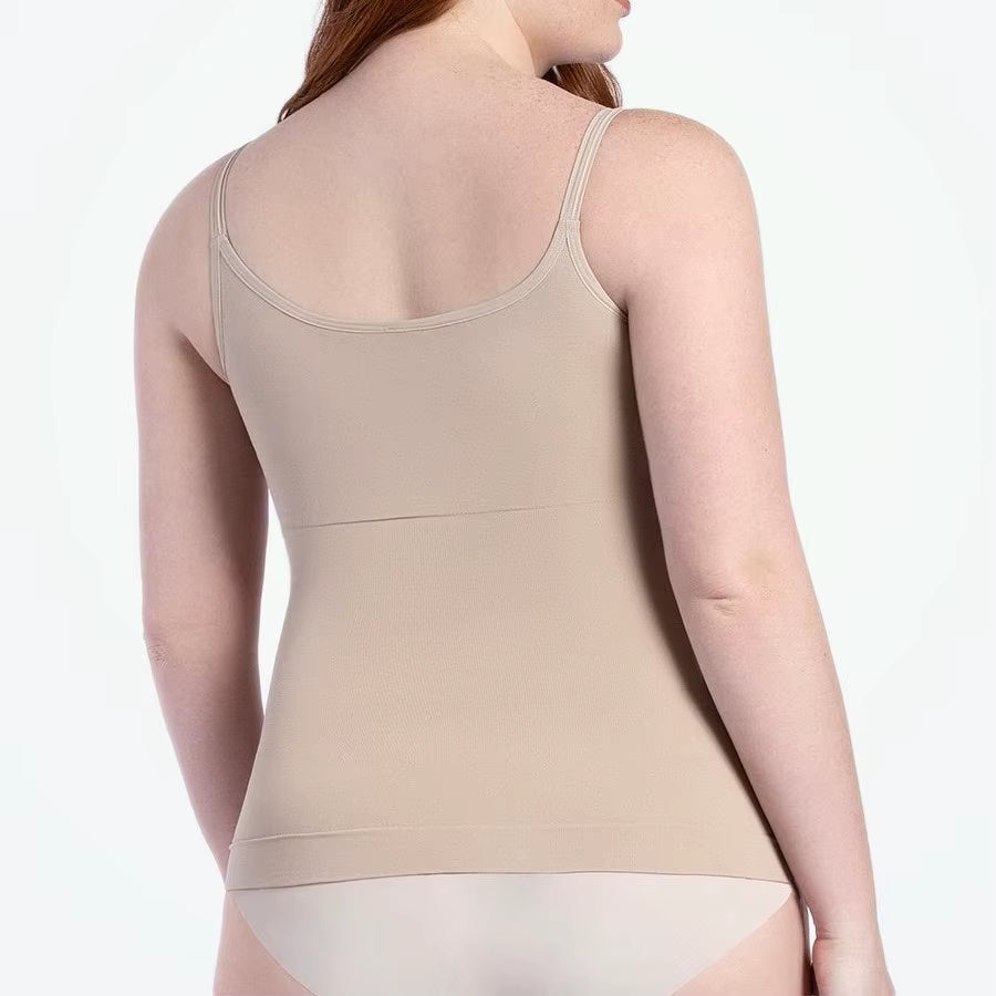 SH-2022 High Quality Women Cami Adjustable Straps Seamless Camisole Comfort Female Body Control Shapers Scoop Neck Tanks