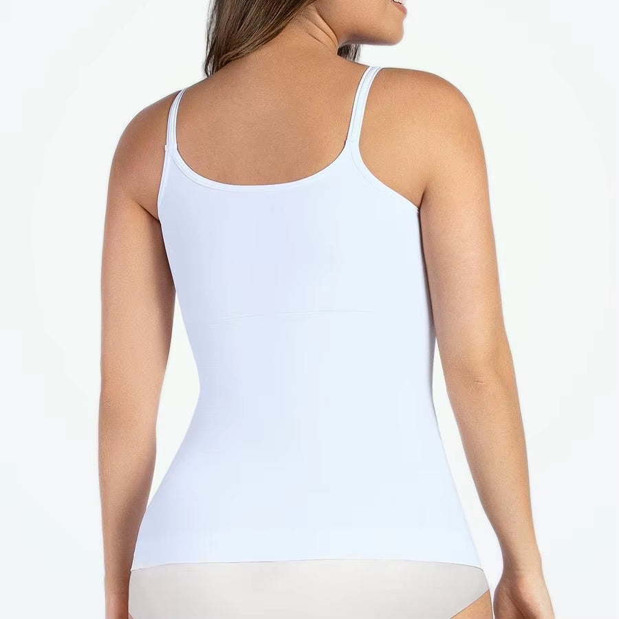 SH-2022 High Quality Women Cami Adjustable Straps Seamless Camisole Comfort Female Body Control Shapers Scoop Neck Tanks