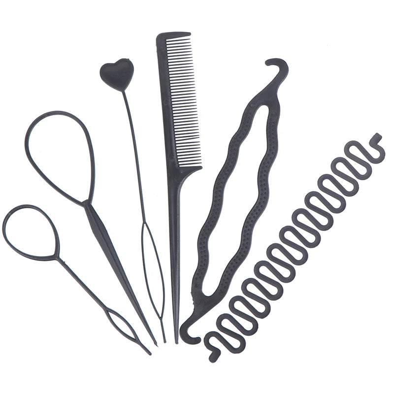 Magic Hair Styling Tools Set DIY Braiding Braider Accessories Hairpin Twist Bun Barrettes Clips for Women Hairdressing