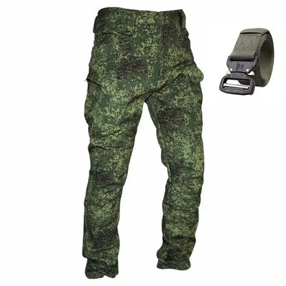 2025 Flap Pocket Men'S Fleece Straight Leg Cargo Pants, Loose Casual Tactical Pants, Mens Work Pants for Hiking Climbing