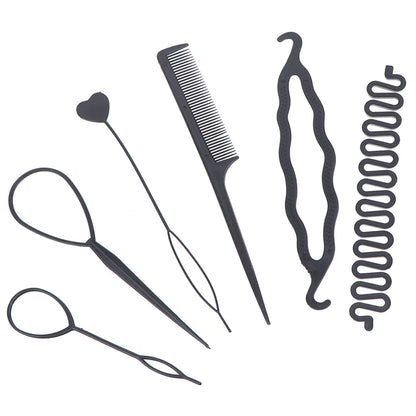 Magic Hair Styling Tools Set DIY Braiding Braider Accessories Hairpin Twist Bun Barrettes Clips for Women Hairdressing