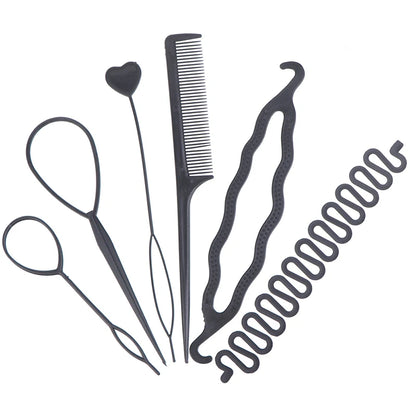 Magic Hair Styling Tools Set DIY Braiding Braider Accessories Hairpin Twist Bun Barrettes Clips for Women Hairdressing