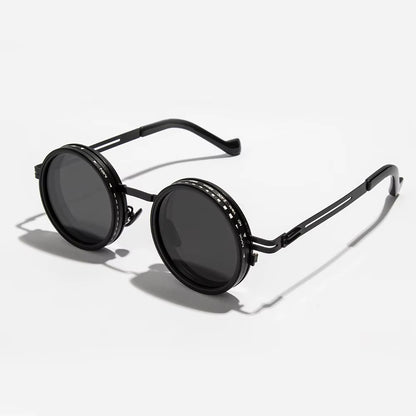 2025 Fashion New Unisex Handmade ND9 Level Sunglasses Stepless Rotating Filter Retro Polarized Sunglass Cycling Sports Glassees