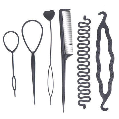 Magic Hair Styling Tools Set DIY Braiding Braider Accessories Hairpin Twist Bun Barrettes Clips for Women Hairdressing
