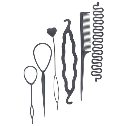 Magic Hair Styling Tools Set DIY Braiding Braider Accessories Hairpin Twist Bun Barrettes Clips for Women Hairdressing
